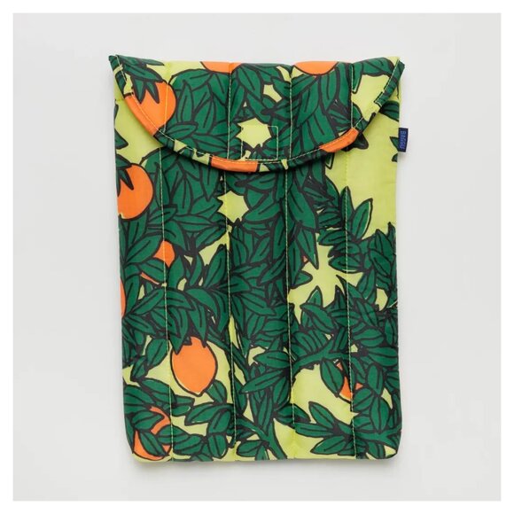 Baggu Handbags - BAGGU Orange Tree Puffy Laptop Sleeve 13"-14"